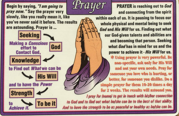 What Is Prayer Wallet Chart